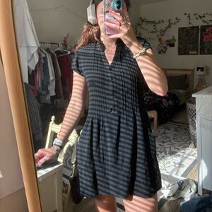Black mini dress